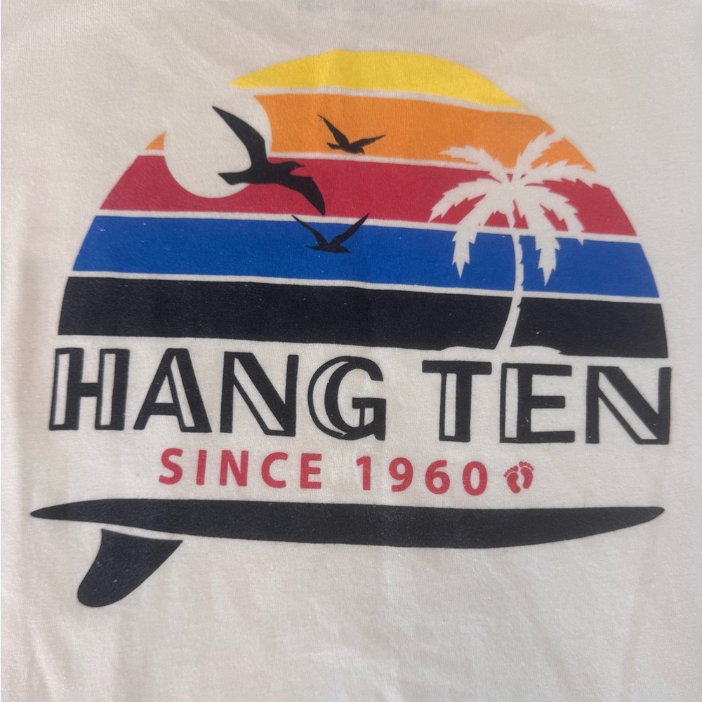 Hang Ten Graphic T-Shirt - Size Large